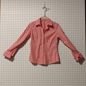 Pink Stripe button front blouse Thoms PINK -London